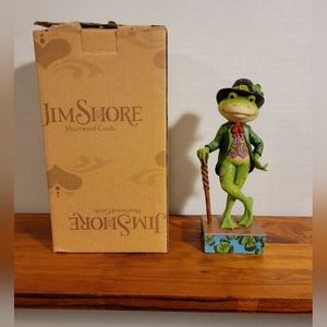 Jim Shore Go Green Irish Frog Figurine 2015